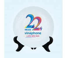 Đĩa quà tặng Vianphone gốm sứ